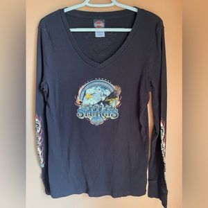 Harley Davidson womans top XL (more like large)